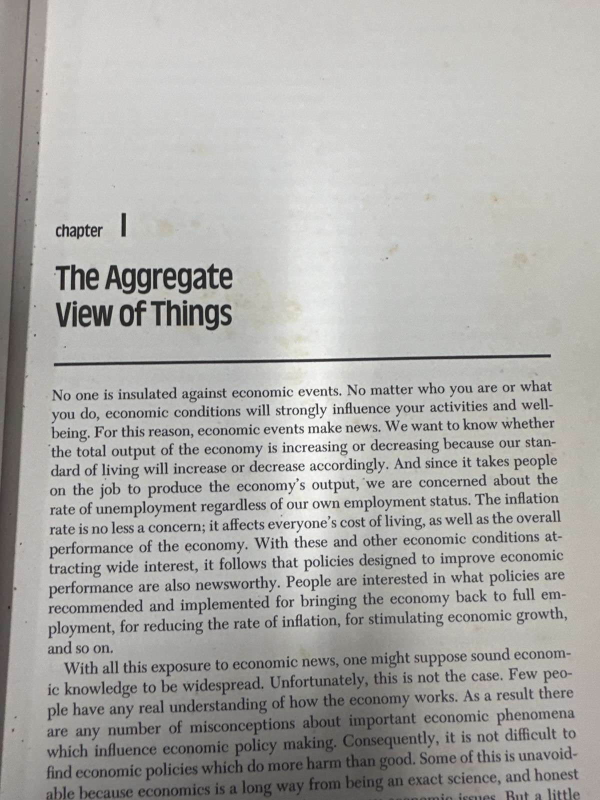 Vintage 1976 Economics In Our Time: Macro Issues Textbook Inflation Unemployment