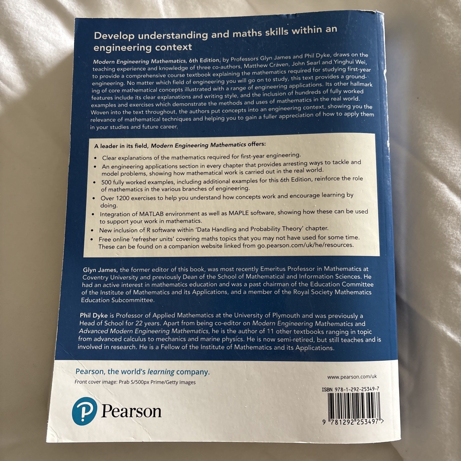 Modern Engineering Mathematics, Glyn James, Paperback 6th Edition