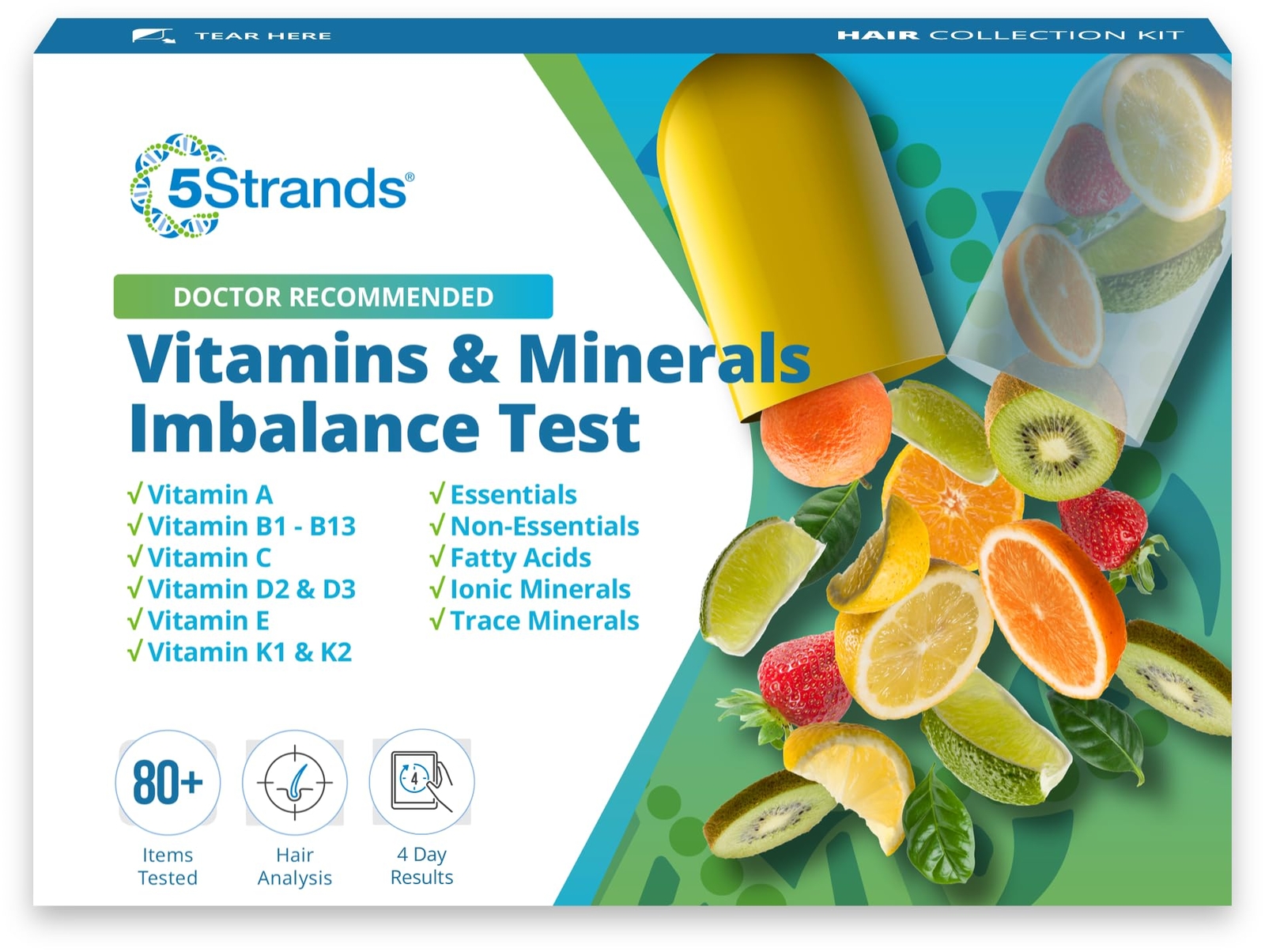 5Strands Nutrition Imbalance Test 83 Vitamins Minerals Amino Acid Imbalances …