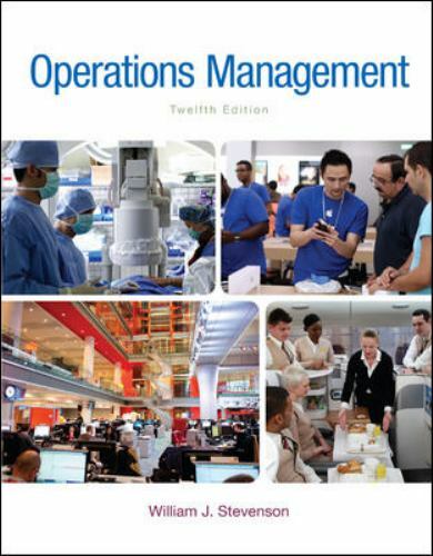 Operations Management by William J. Stevenson (2014, Hardcover)