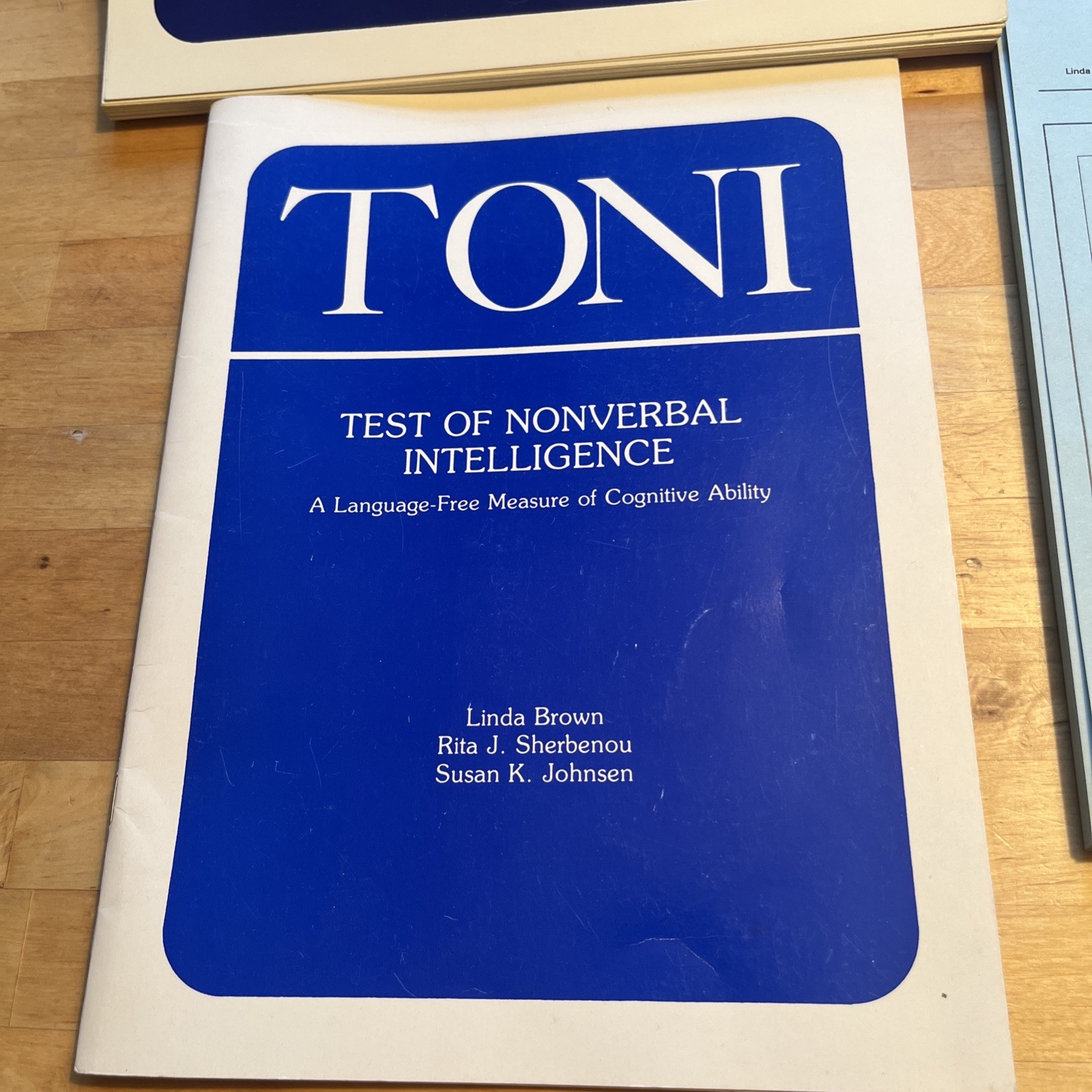 Test Of Nonverbal Intelligence (TONI) In Box, Set/Kit Measure Cognitive Ability