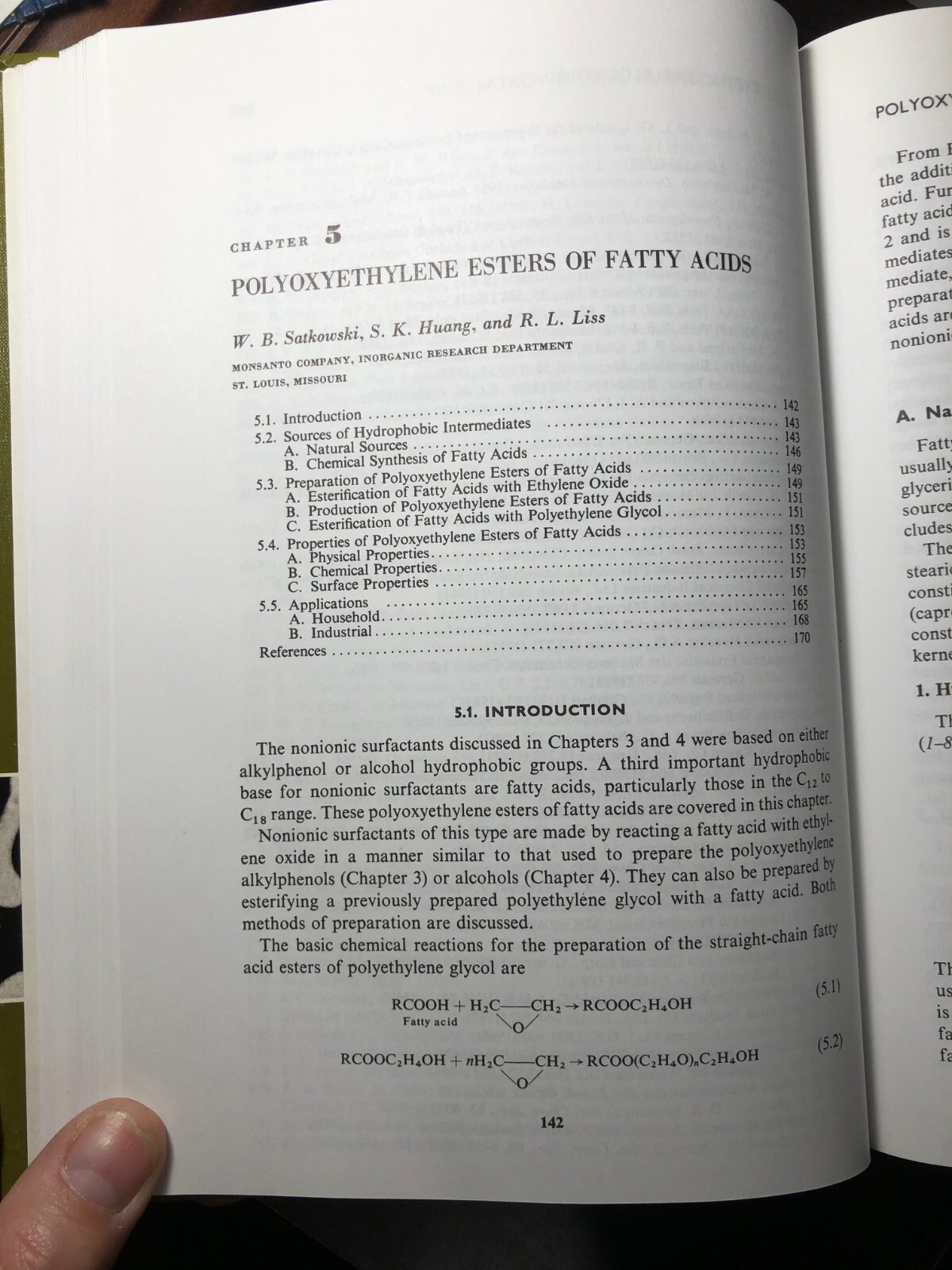 Nonionic Surfactants Volume 1 / Chemical Engineering & Biophysics Reference