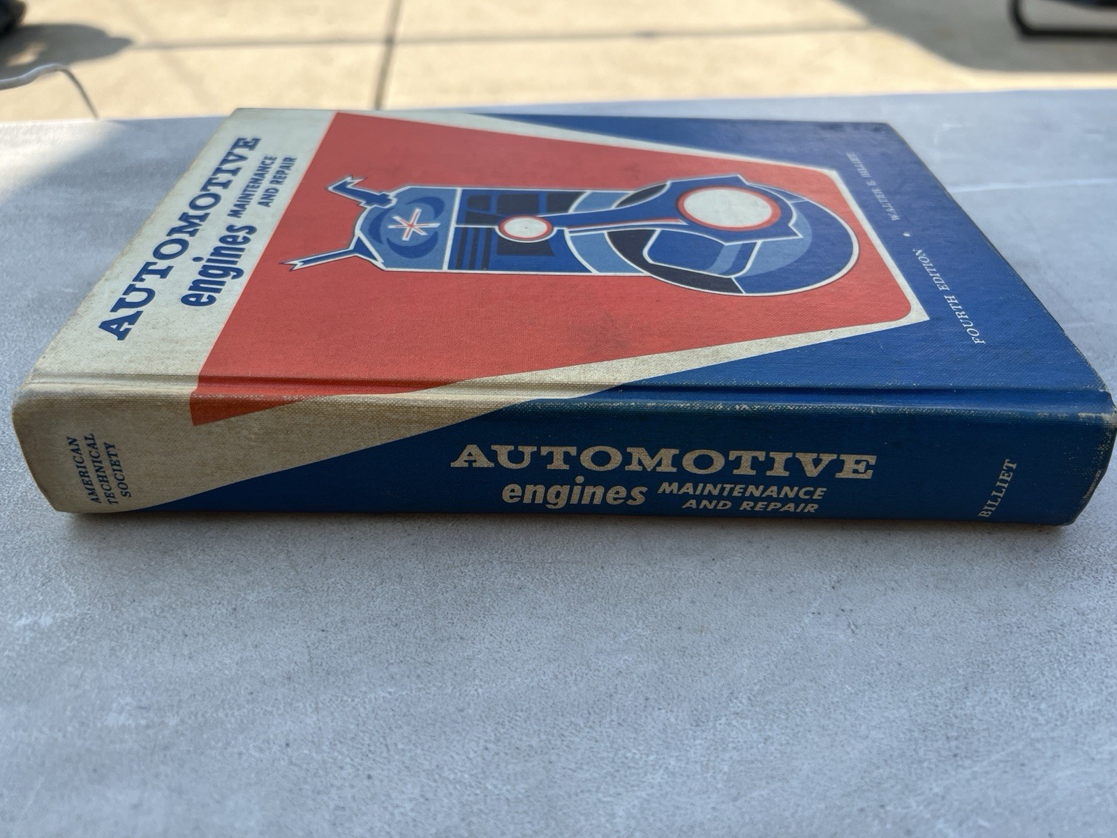 Vintage 1973 Automotive Engines Maintenance And Repair Fourth Edition Hardcover