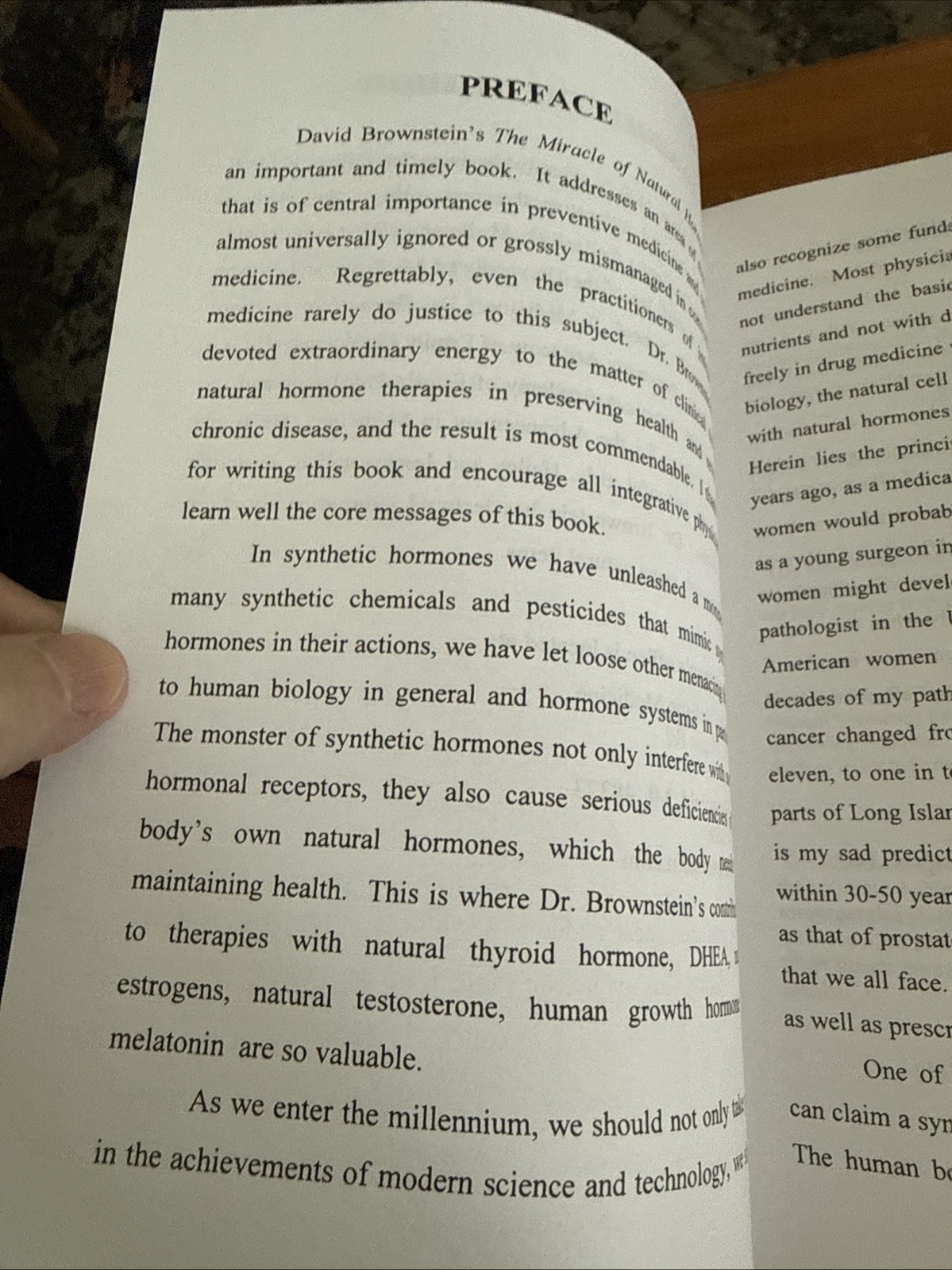 The Miracle of Natural Hormones 3rd Ed Paperback By David Brownstein MD 2003 NEW