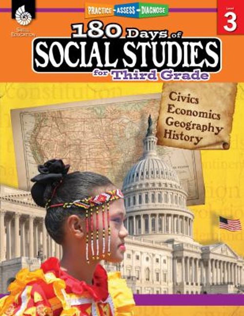 180 Days of Social Studies for Third Grade : Civics, Economics, G