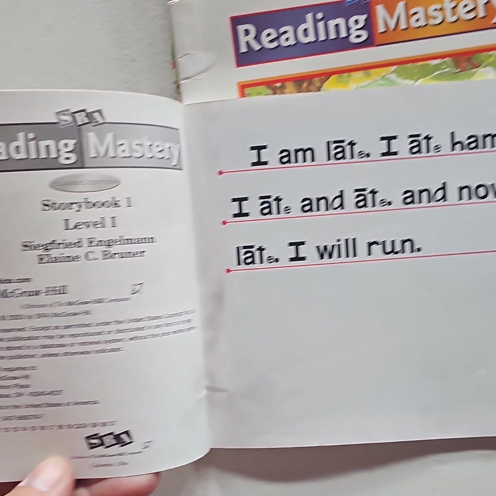 SRA/McGraw-Hill Reading Mastery I Classic Ed PB Level I Storybooks 1-3