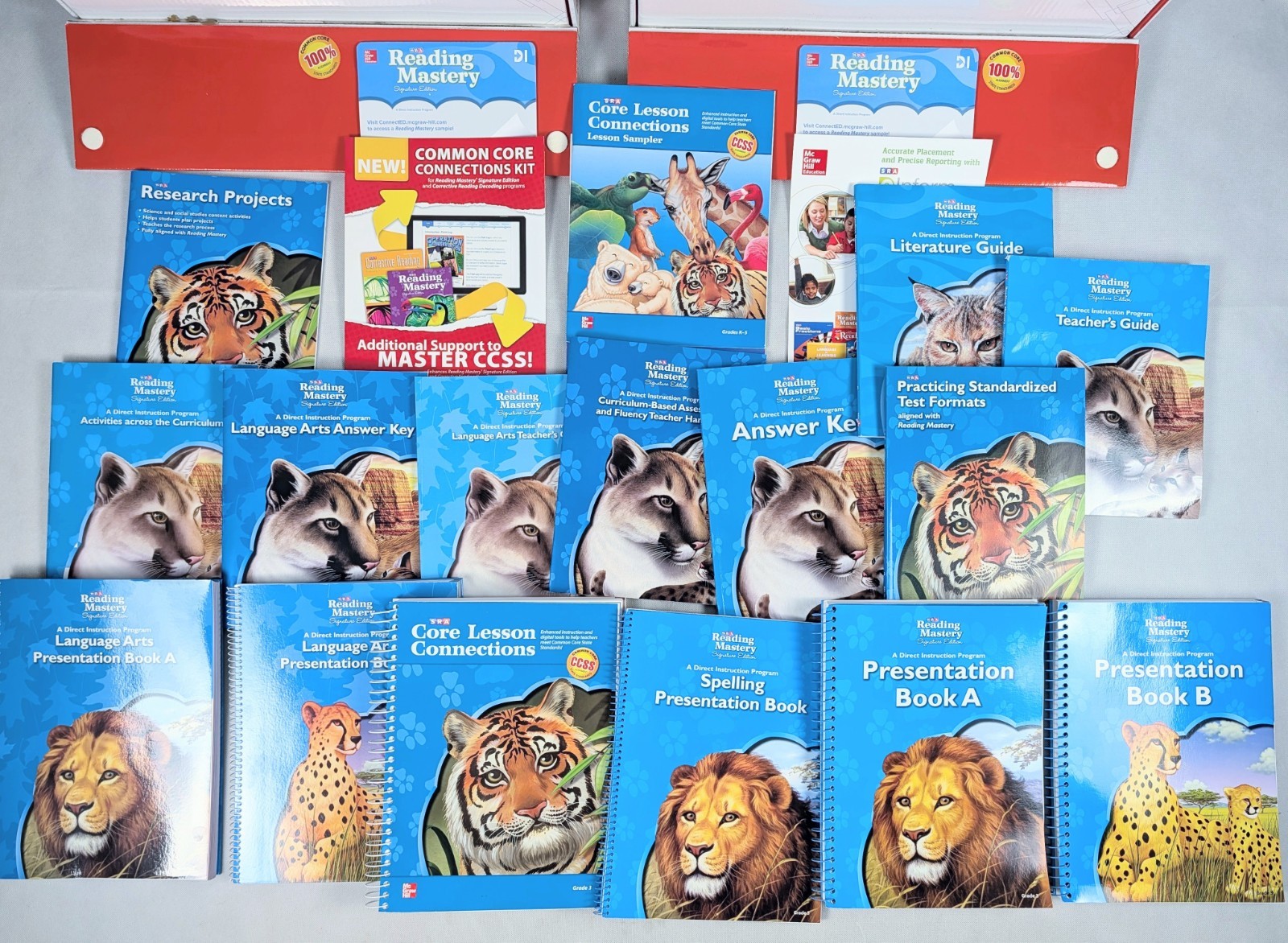 2008 SRA Reading Mastery Signature Edition Grade 3 Language Arts & Reading Kits