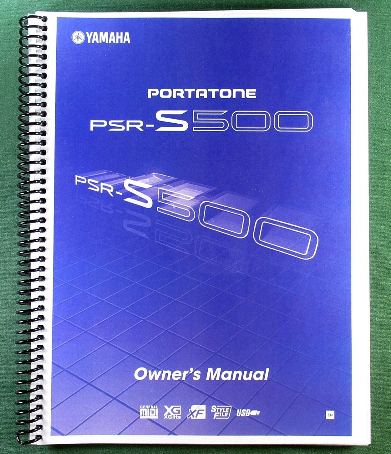 Yamaha PSR-S500 Instruction Manual: 122 Pages & Protective Covers!