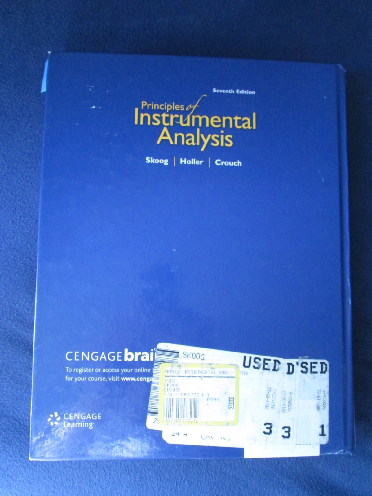 Principles of Instrumental Analysis Seventh Edition Skoog Holler Crouch