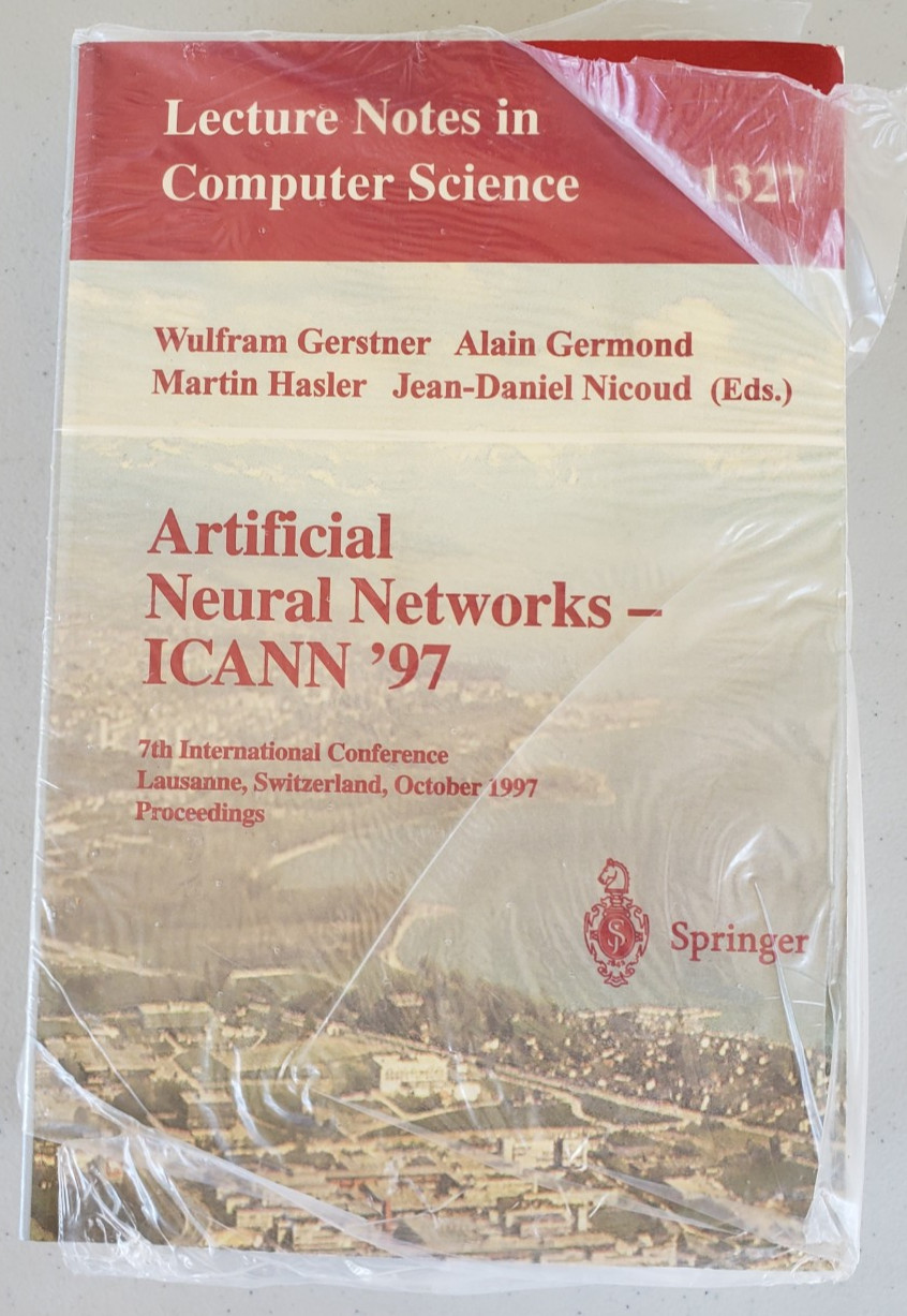 Artificial Neural Networks ICANN 96 & 97 Springer LNCS 2-Vol Lot Excellent Wraps