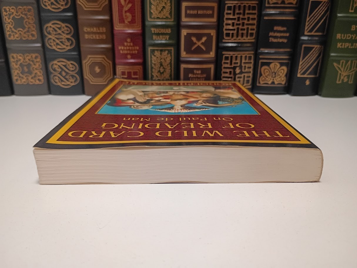 Wild Card of Reading Paul de Man Gasche Derrida Deconstruction Literary Theory