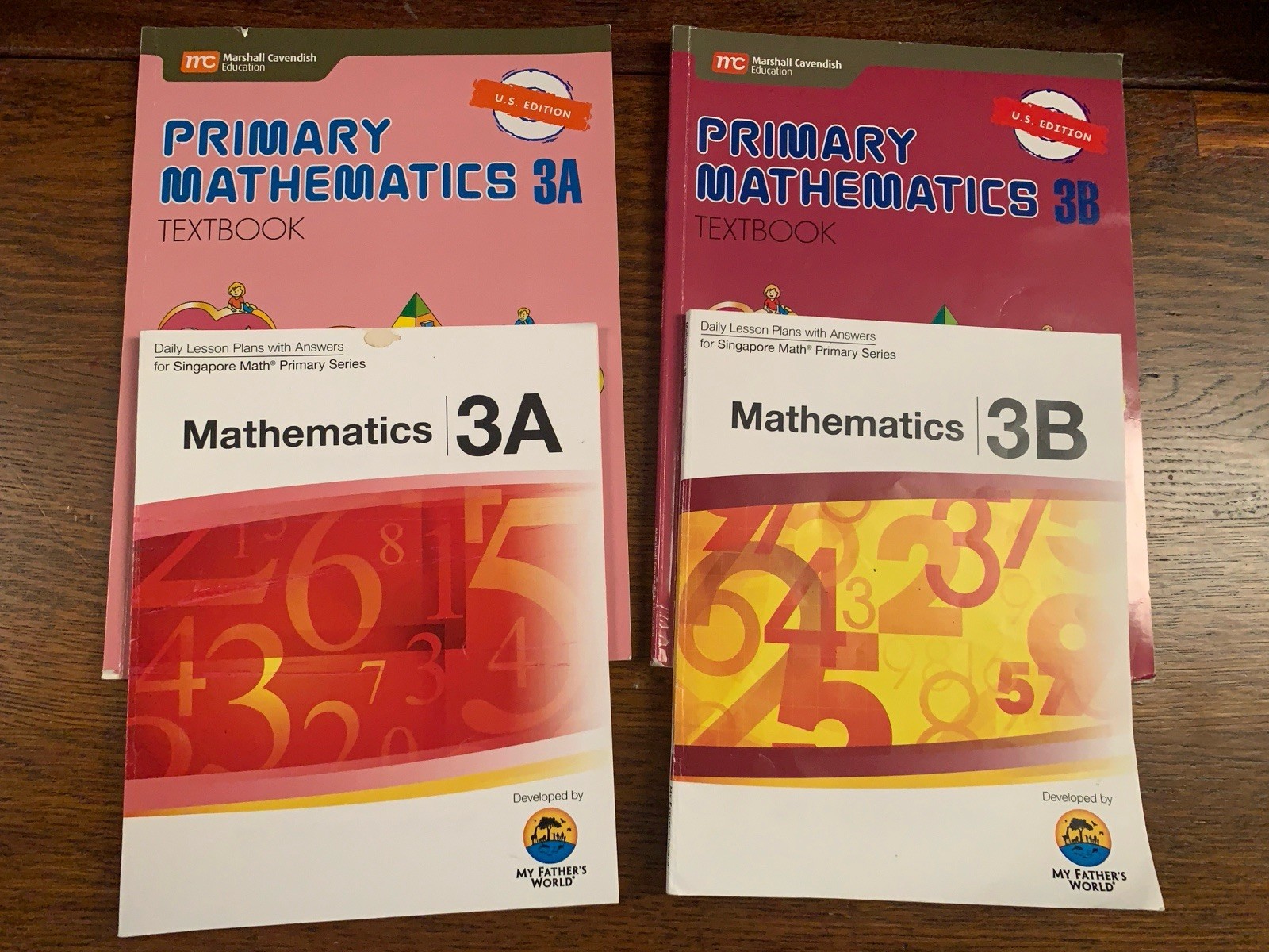 Singapore Primary Math Grade 3 Textbooks & Daily Lesson Plans Homeschool