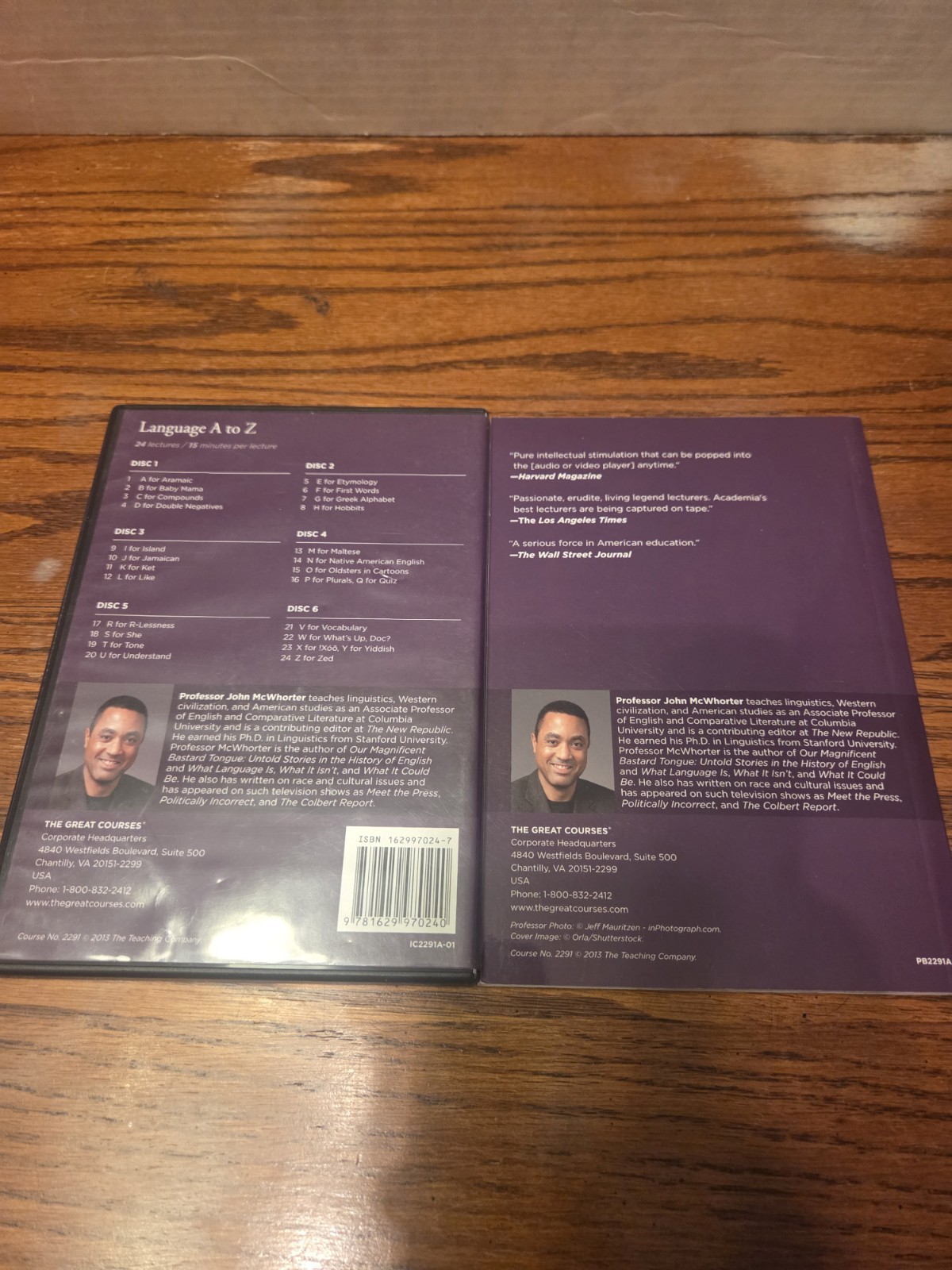 Language A to Z (Guidebook & 6 Audio CDs, John McWhorter) The Great Courses