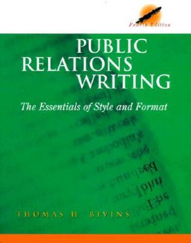 Public Relations Writing: The Essentials of Style and Format – Paperback – GOOD