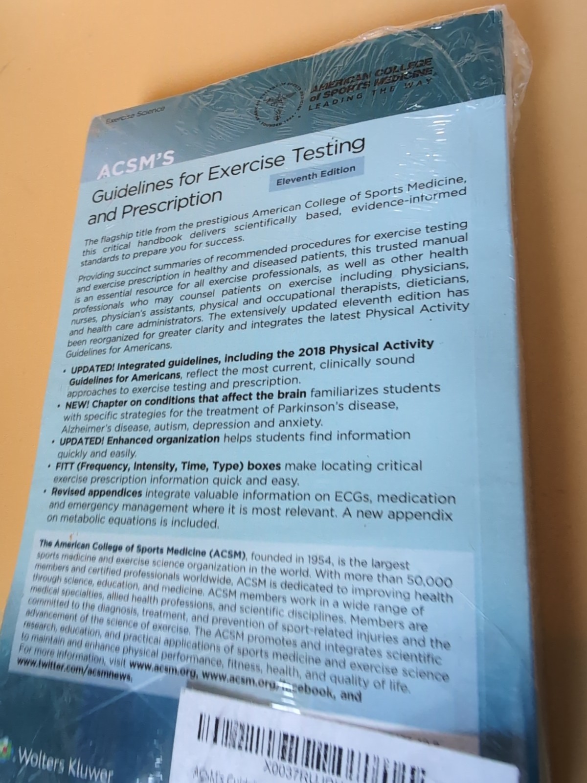 Lippincott Connect-Acsm Ser.: ACSM’s Guidelines for Exercise Testing and…
