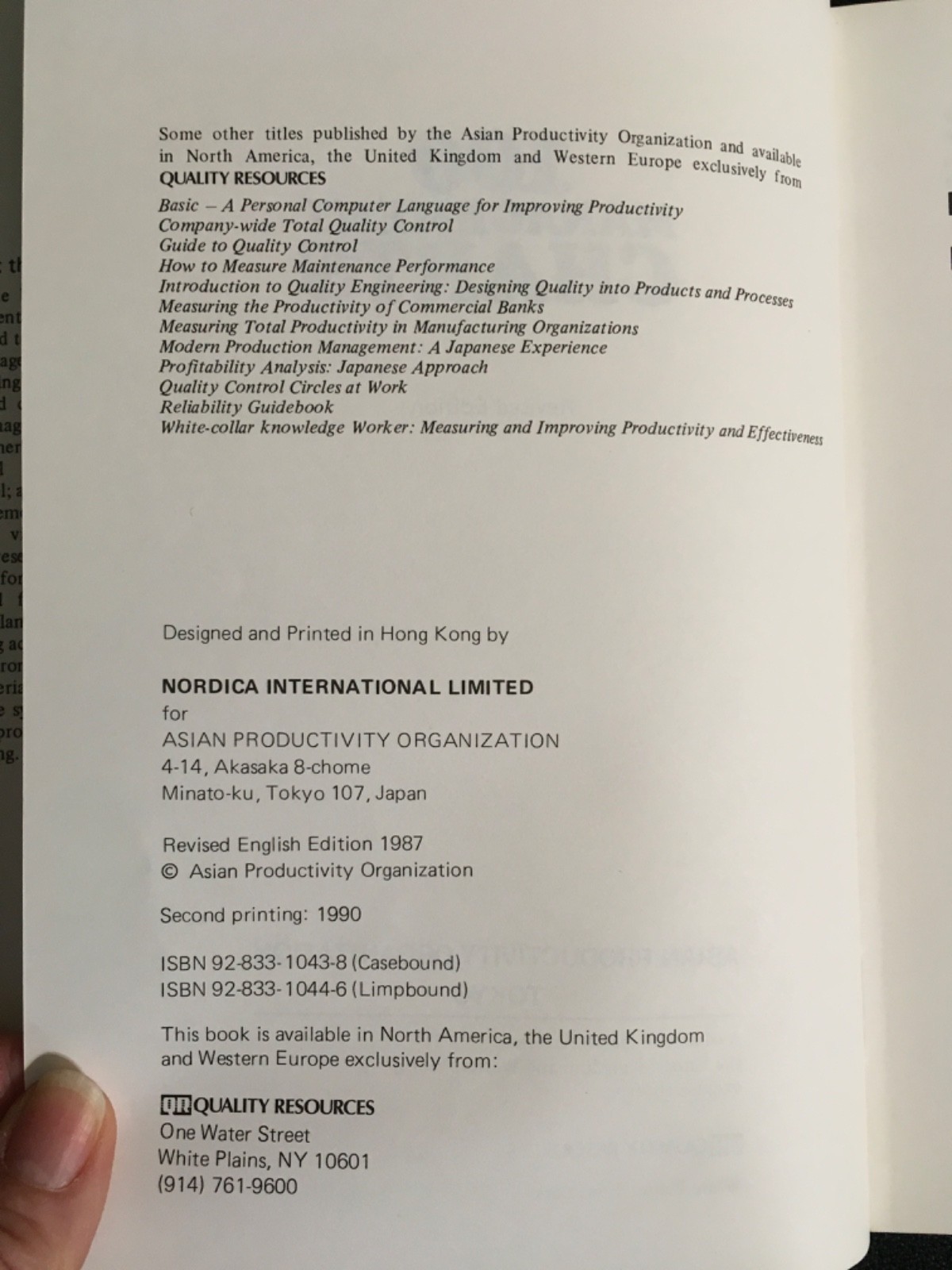100 MANAGEMENT CHARTS by Soichiro Nagashim 1990 Asian Productivity Organization