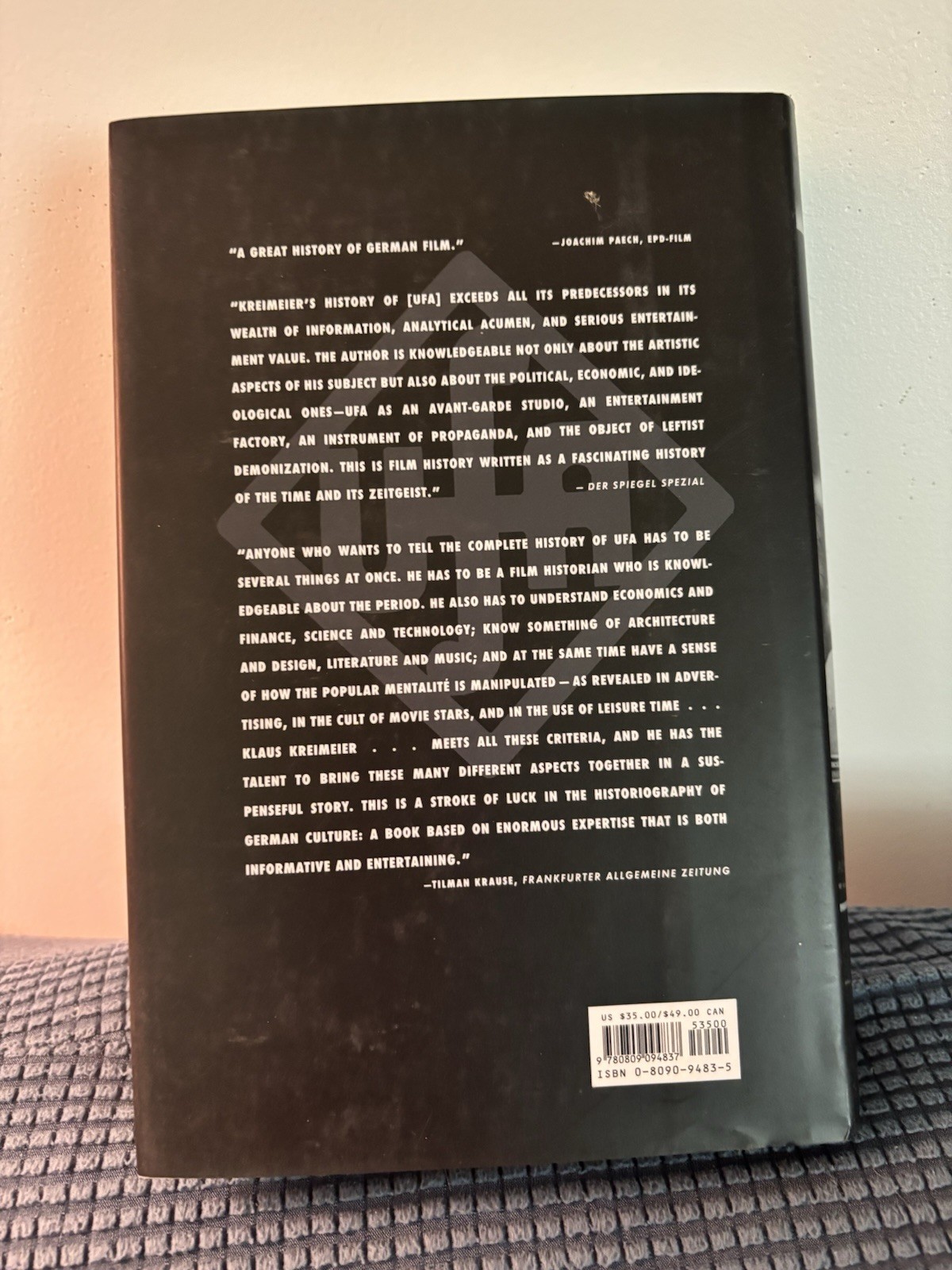 UFA Story : History of Germany’s Greatest Film Company, 1918-1945 Hardcover