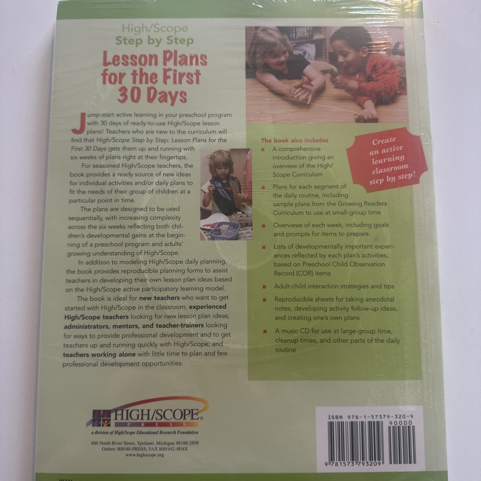 High/Scope Step by Step : Lesson Plans for the First 30 Days by Beth Marshall,