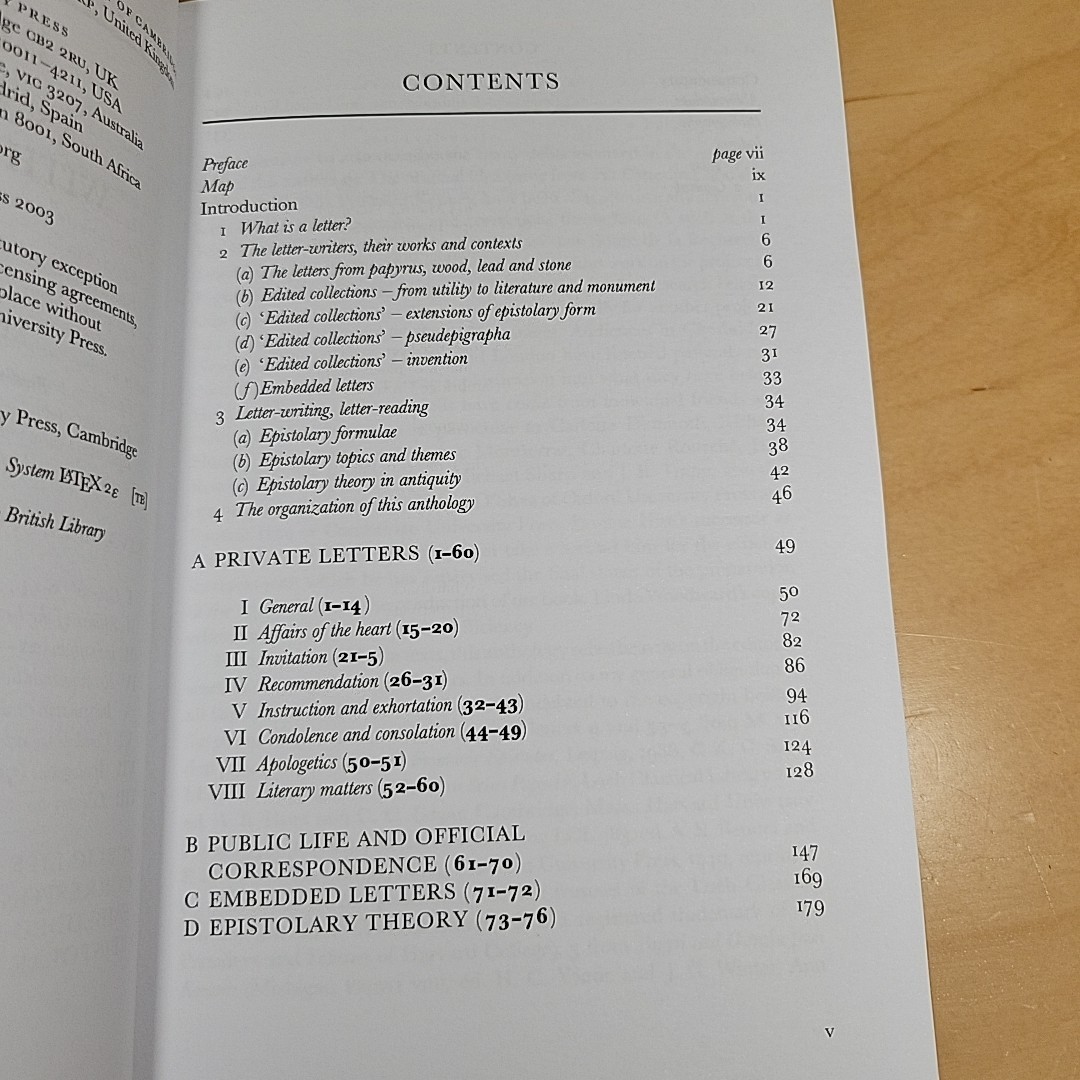 Greek And Latin Letters An Anthology With Translation Edited By Michael Trapp