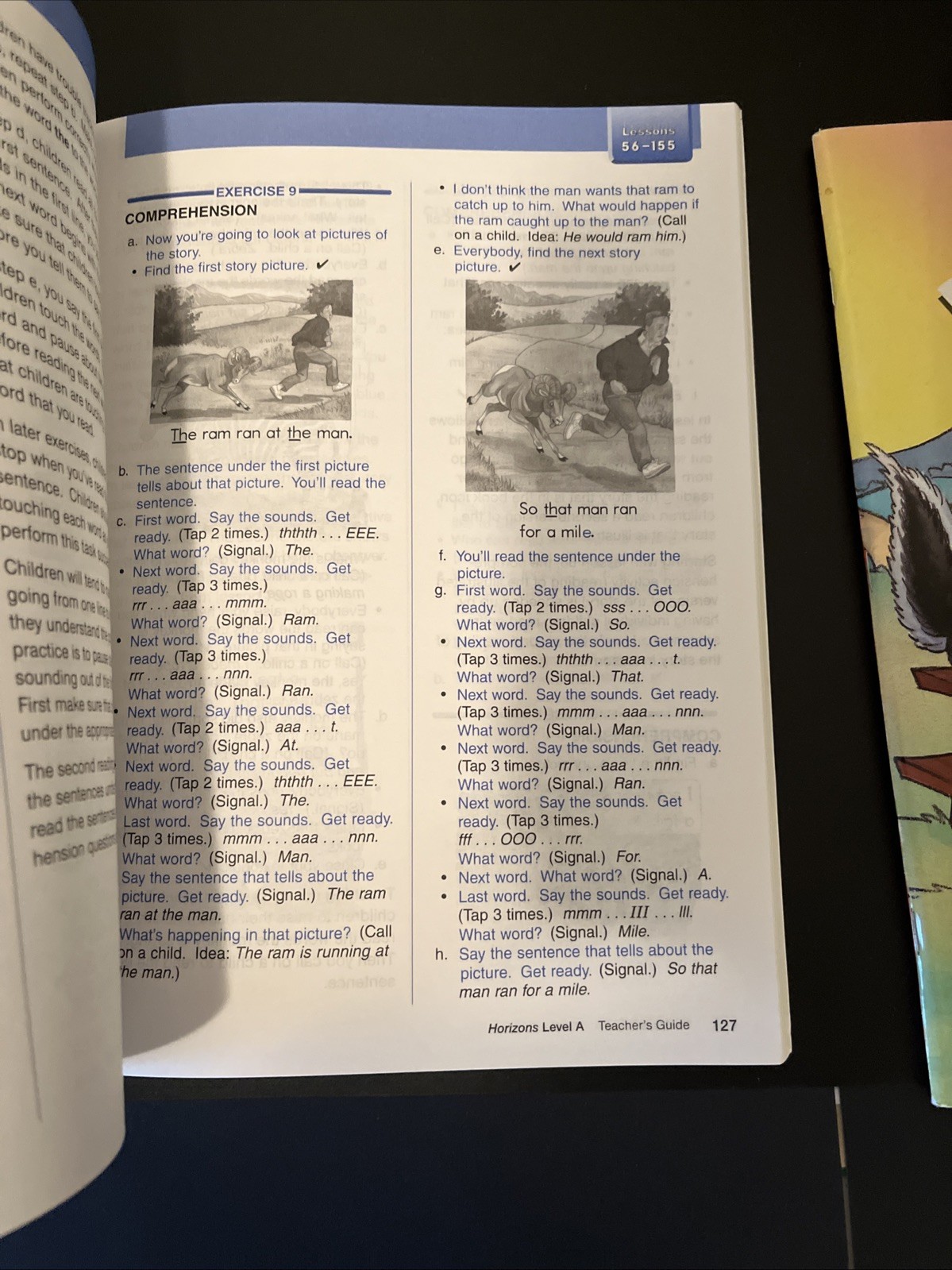 Horizons Learing To Read Level A Teachers Guide With 3 Level A Workbook 1 Books