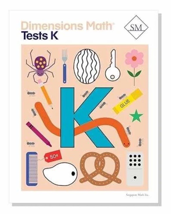 Dimensions Math Tests K | – Paperback, by Singapore Math Inc. – Kindergarten