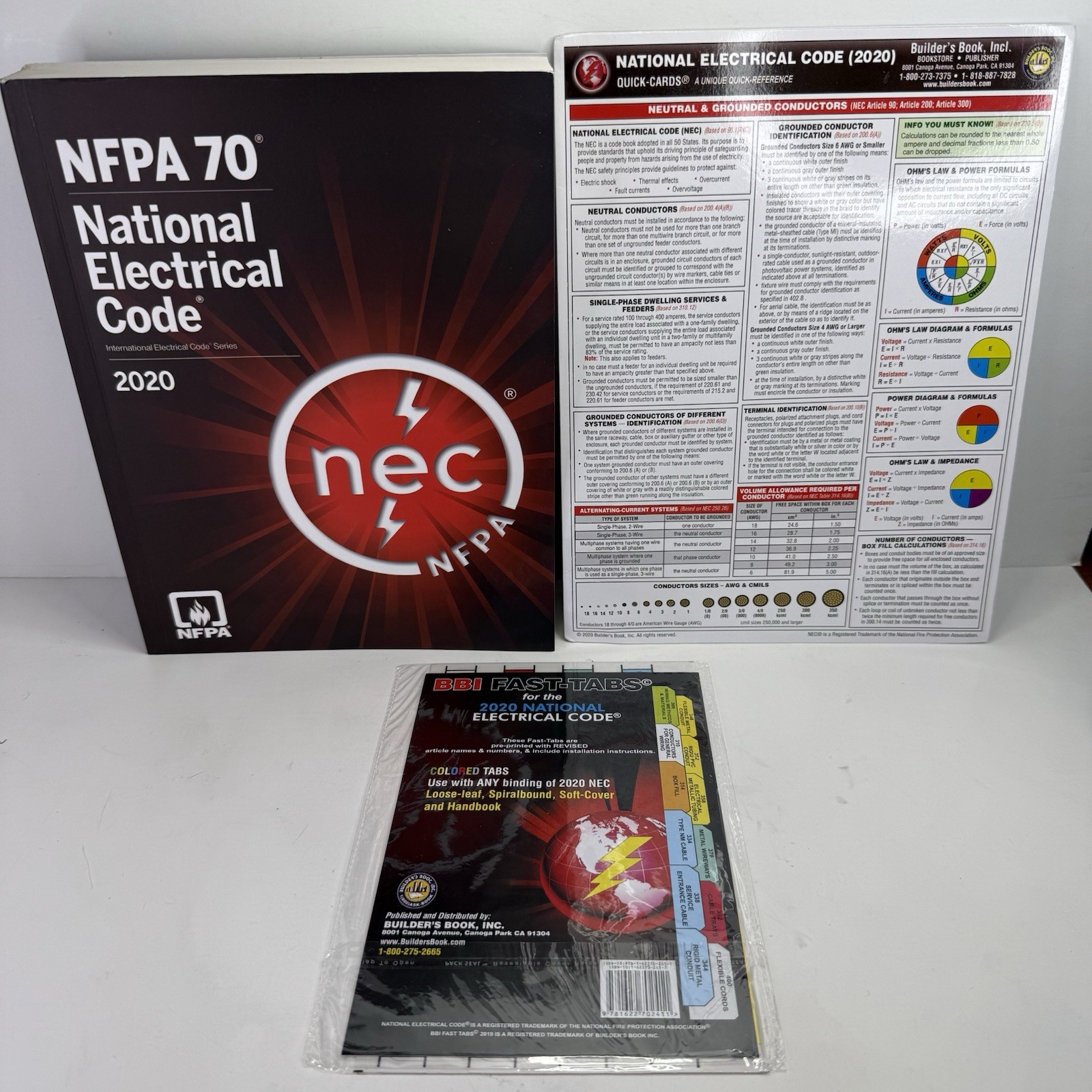 NFPA 70 National Electrical Code 2020 Edition Paperback with Index Tabs NEW