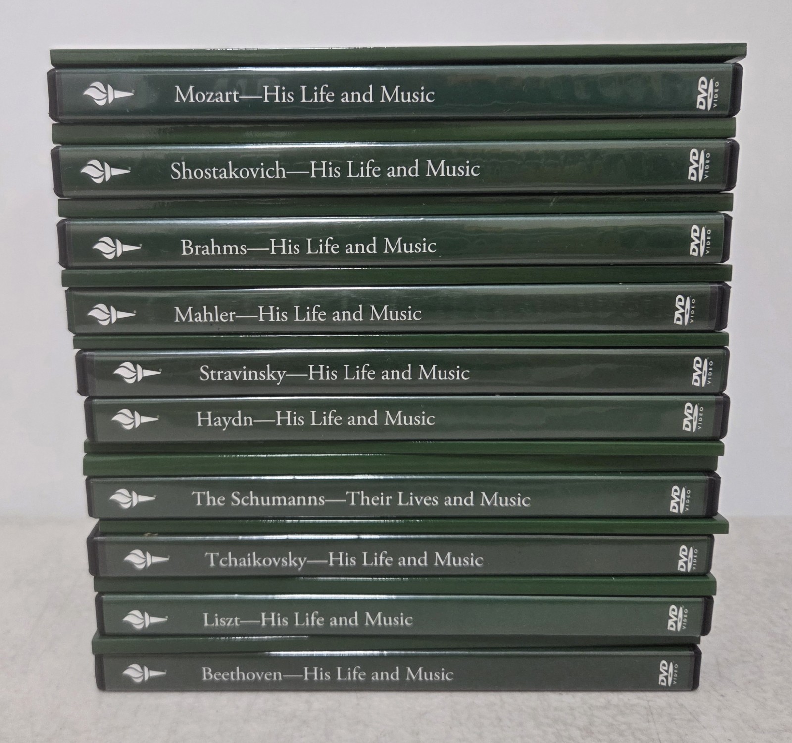 Great Courses Masters + Books 10 DVD Lot Music Appreciation Mozart Haydn Mahler