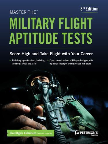 Master the Military Flight Aptitude Tests – paperback, 9780768936056, Petersons