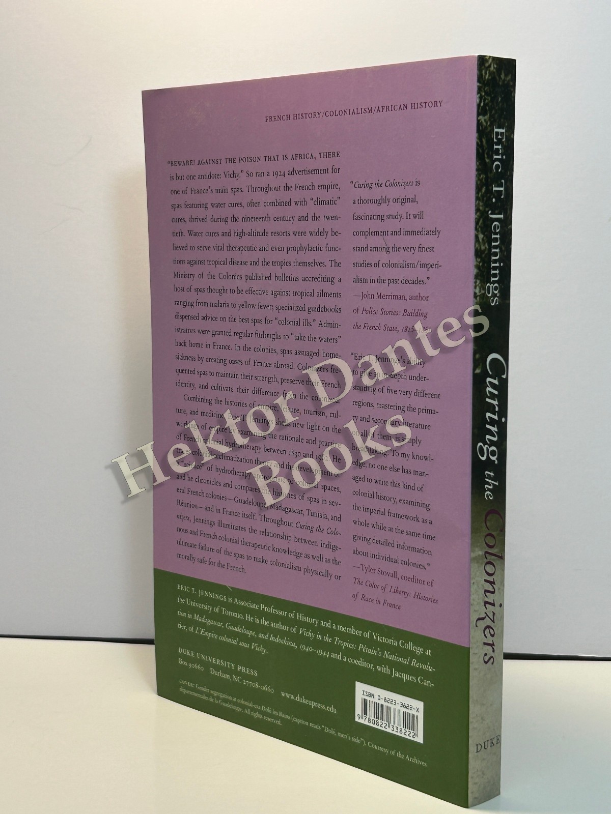 Curing the Colonizers: Hydrotherapy, Climatology, by Jennings (2006 Softcover)