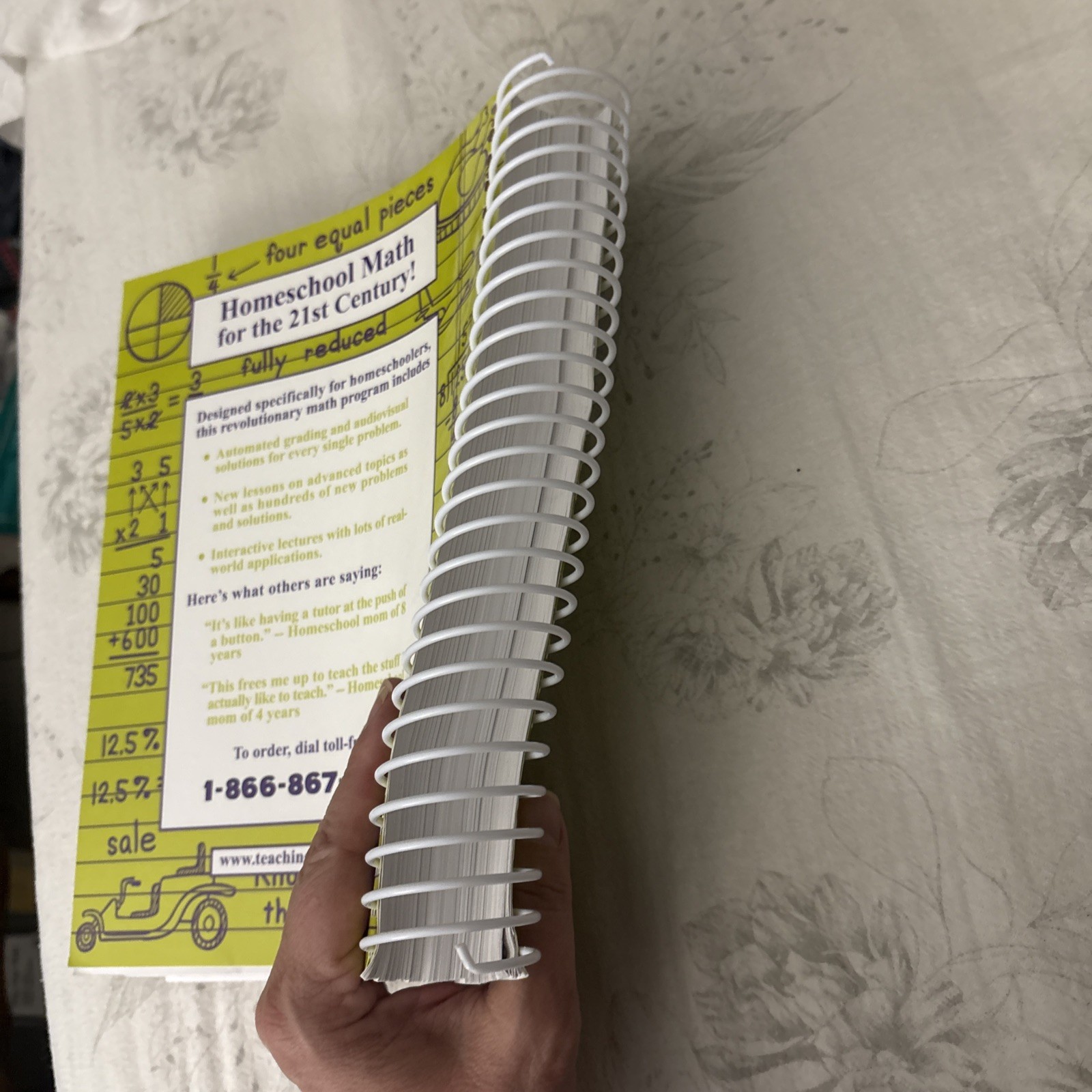 Pre-Algebra A Teaching Textbook – Spiral-bound By Greg Sabouri
