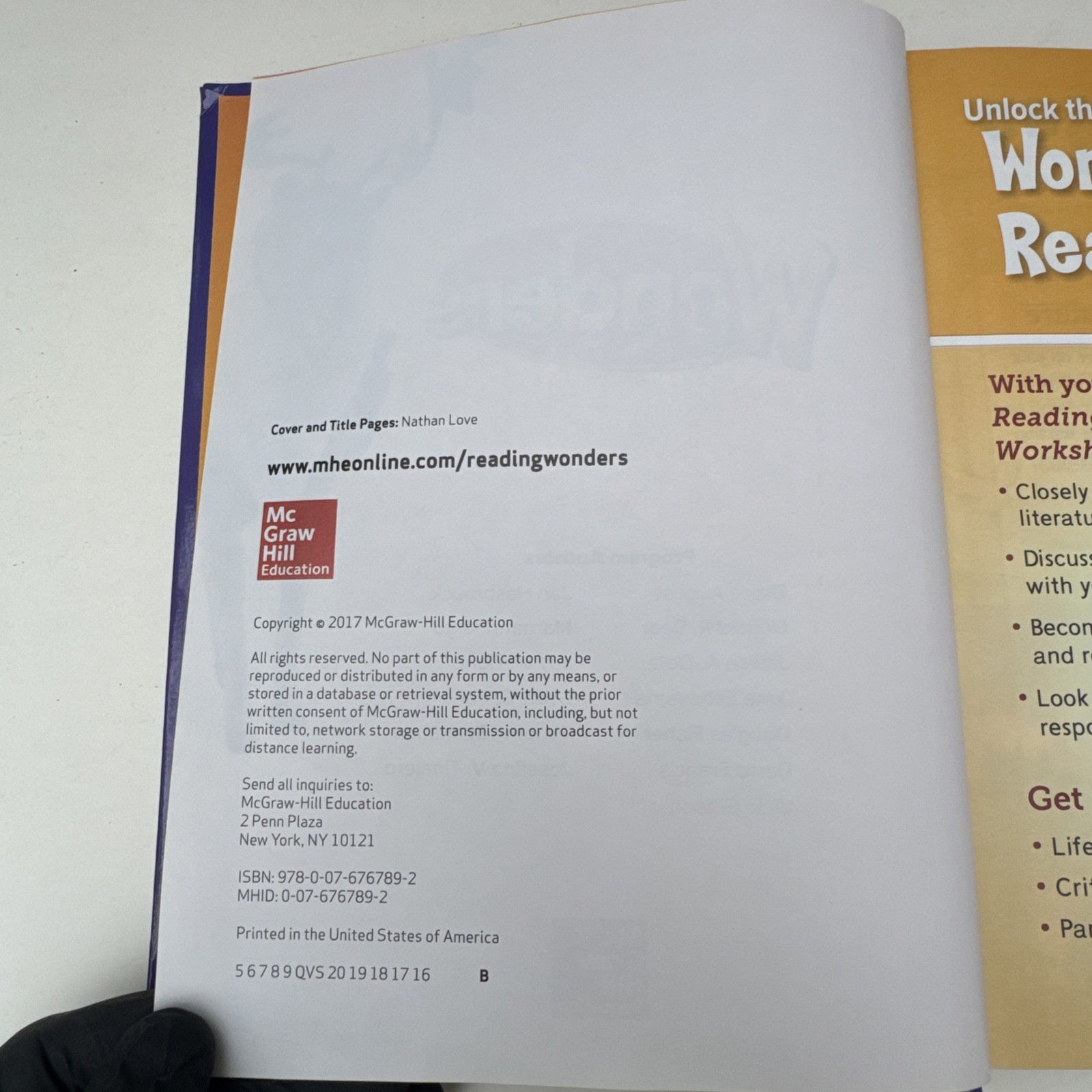 McGraw Hill Wonders Reading/Writing Workshop Literature Anthology Companion Set