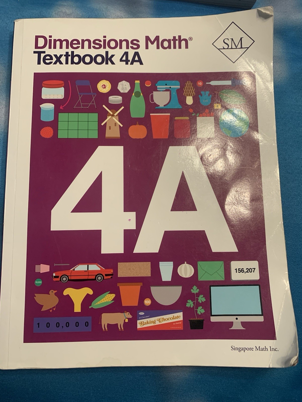 Singapore Math Inc. Dimensions Math Textbook 4A & Tests 4A Paperback English