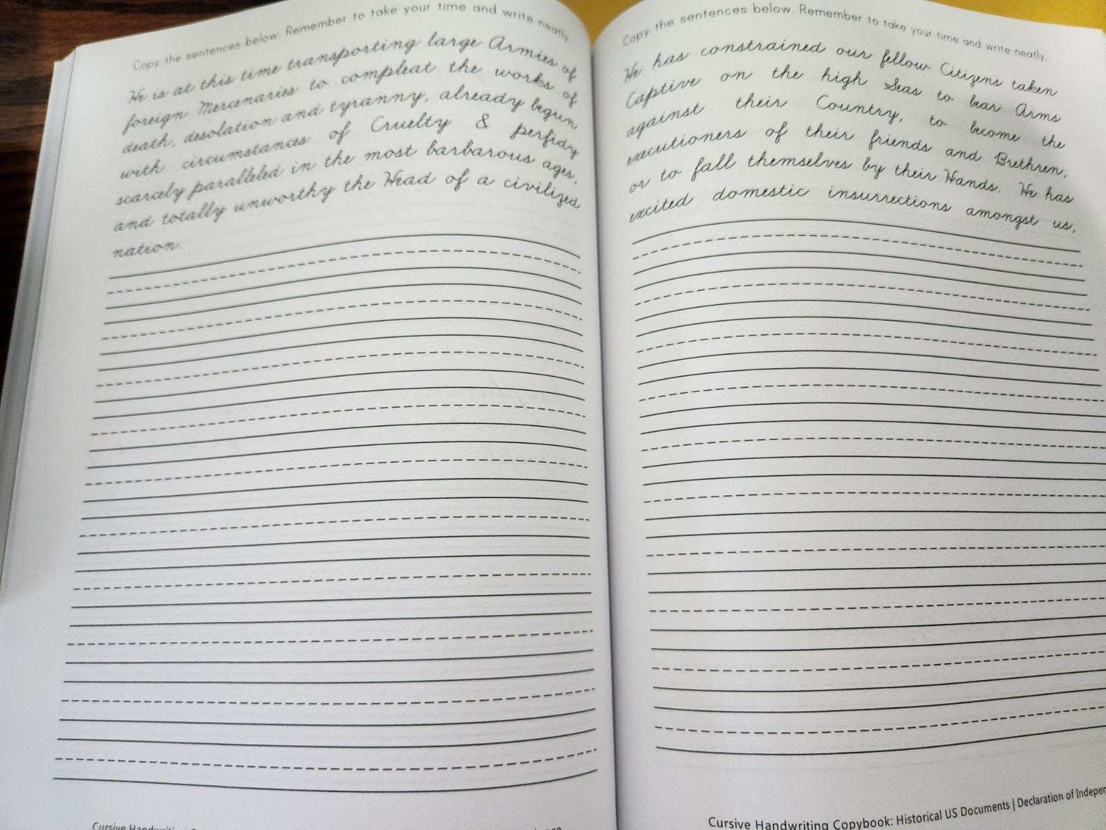 Learning Cursive: Handwriting Practice Workbook for Teens: New! Clean!