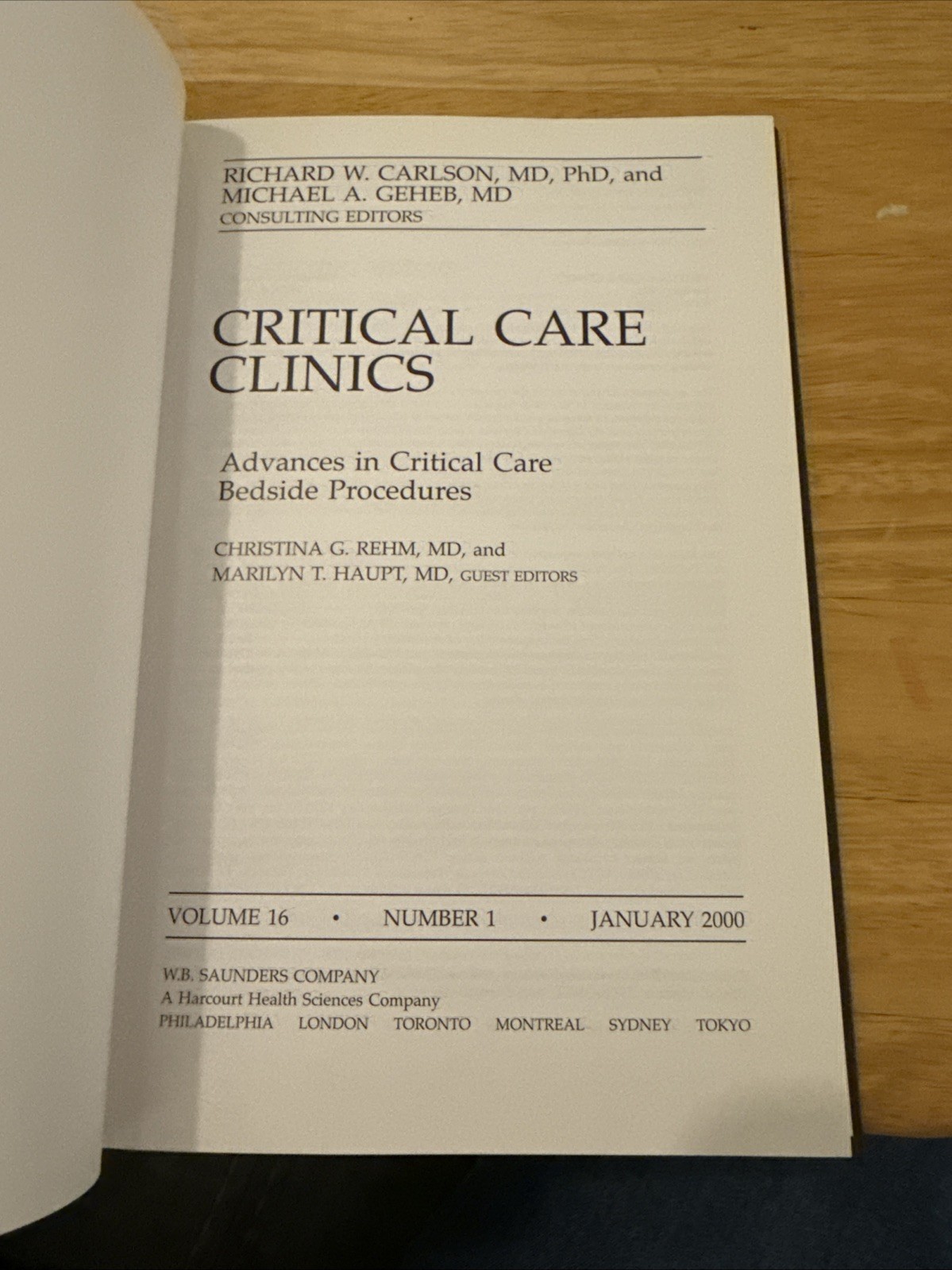 Critical Care Clinics – Advanced Critical Care Bedside Procedures – Hardcover