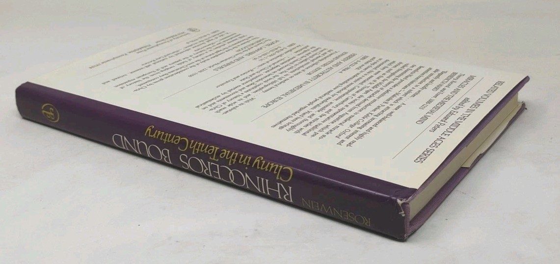 Rhinoceros Bound Cluny in the Tenth Century Rosenwein 1982 ISBN 0812278305