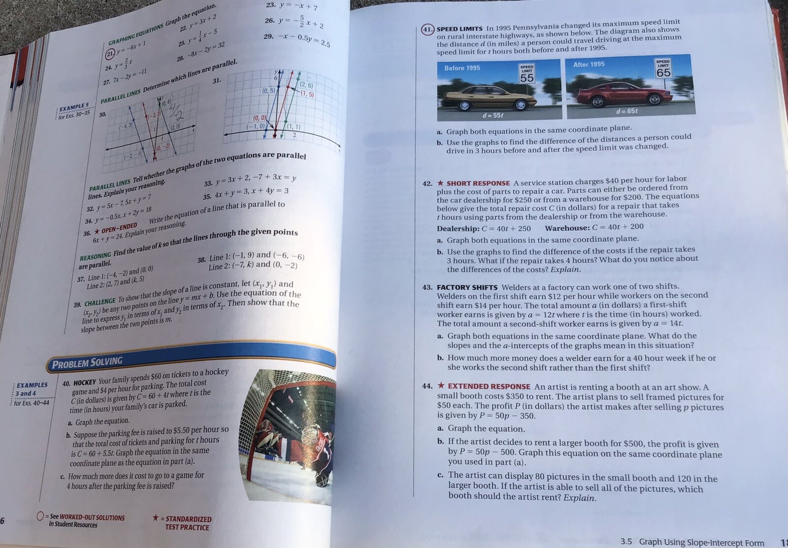 Holt McDougal Larson Algebra 1 Teacher Edition & Student Common Core Homeschool