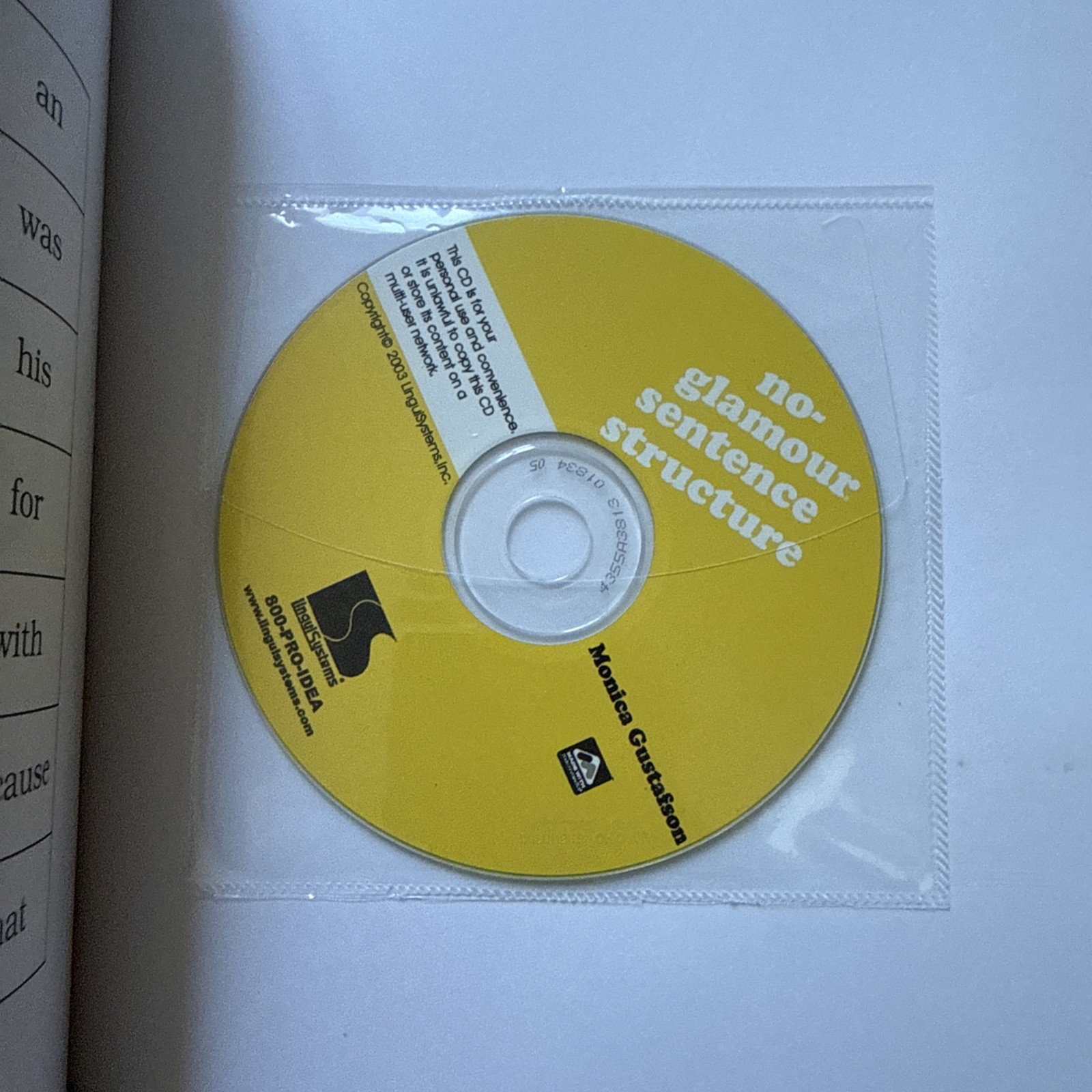 No-Glamour Sentence Structure Book for SYNTAX- Monica Gustafson SPEECH THERAPY
