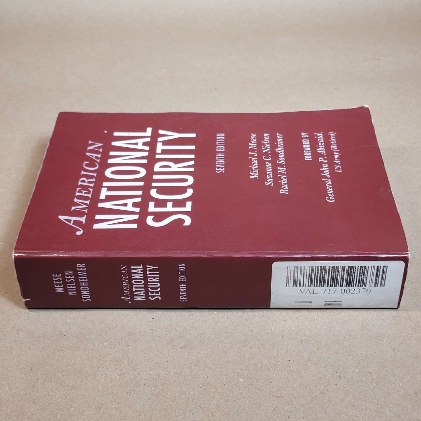 American National Security Seventh Edition by Michael J. Meese Paperback