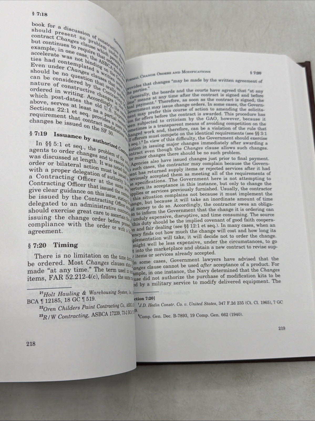 Government Contract Changes Third Edition Volume 1 Law Book By Nash & Feldman