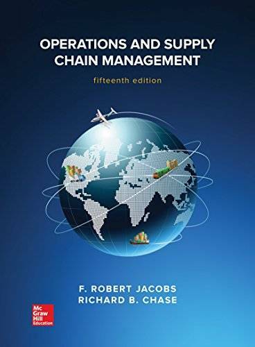 Operations and Supply Chain Management (Irwin Operations/Decision Sc – GOOD