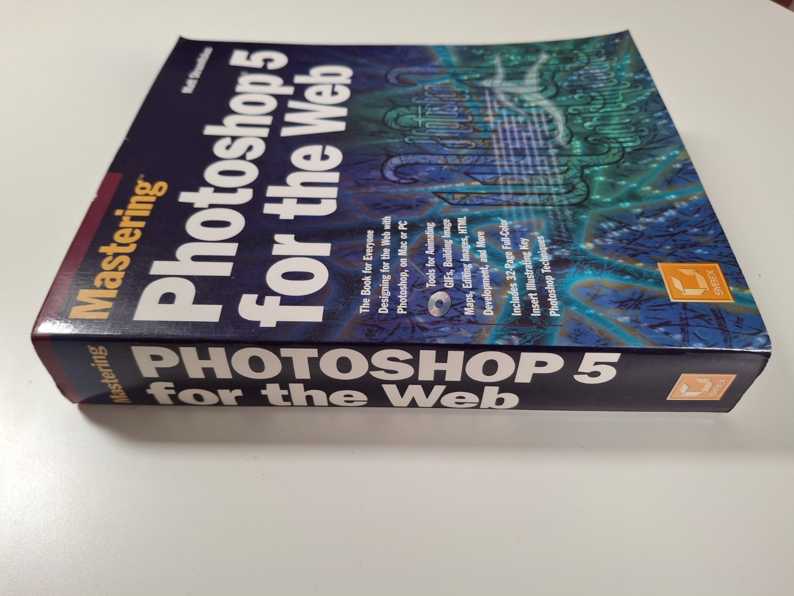 MASTERING PHOTOSHOP 5 FOR THE WEB by Matt Straznitskas – 1998 Paperback + CD-Rom
