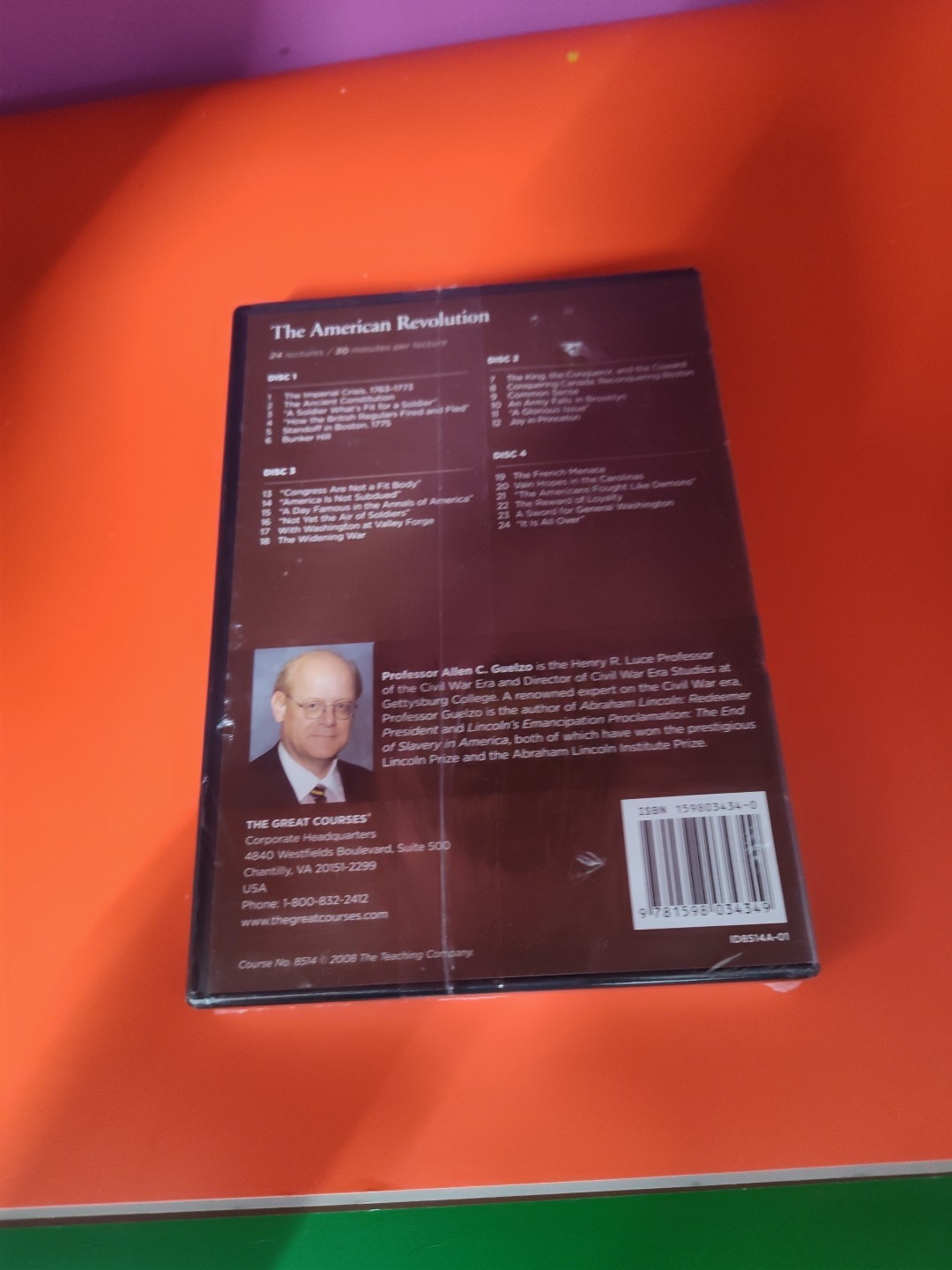 SEALED The Great Courses The American Revolution Transcipt Guidebook & DVD Set
