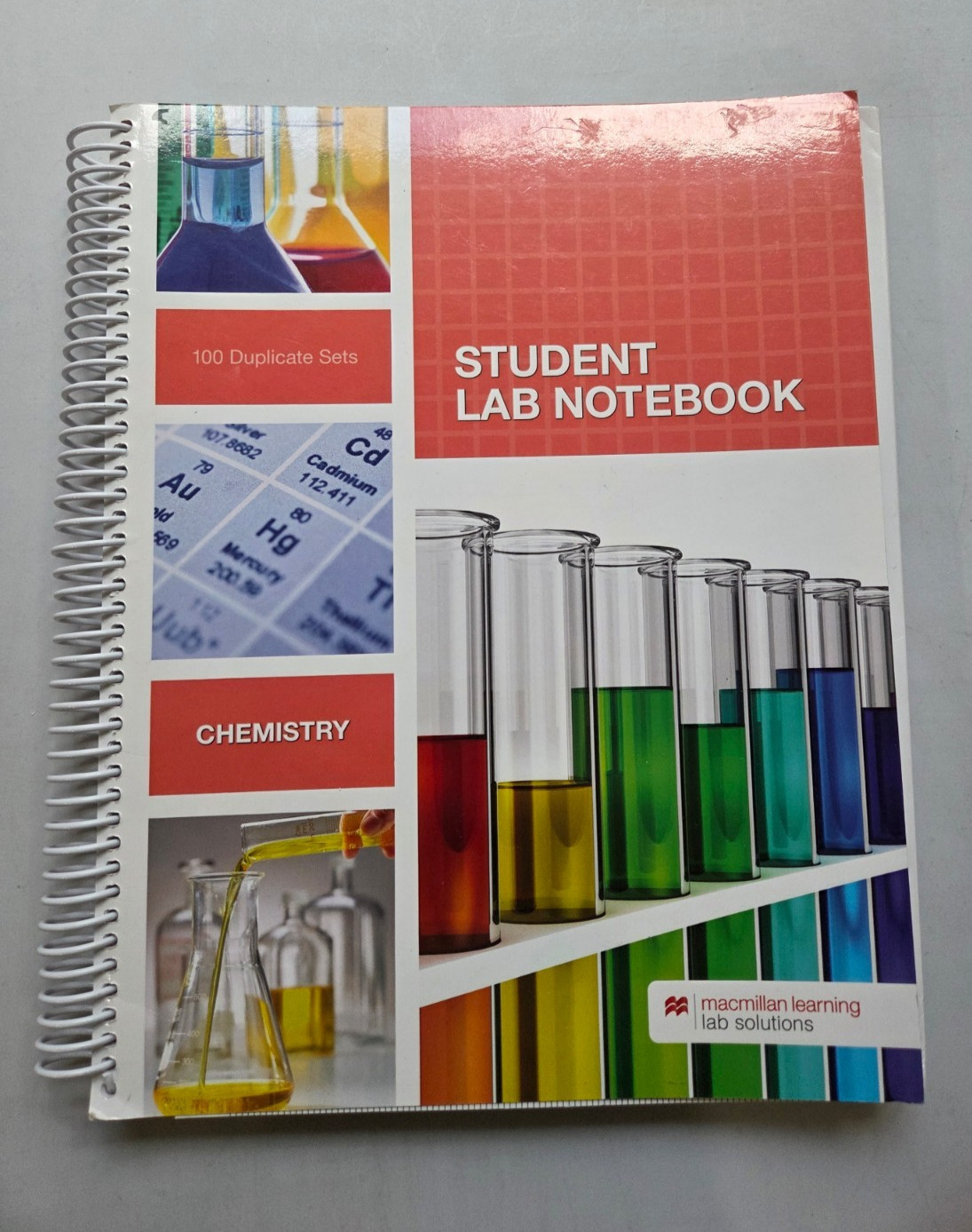 Student Lab Notebook: Chemistry – 100 Duplicate Sets by Hayden-McNeil (2024,…
