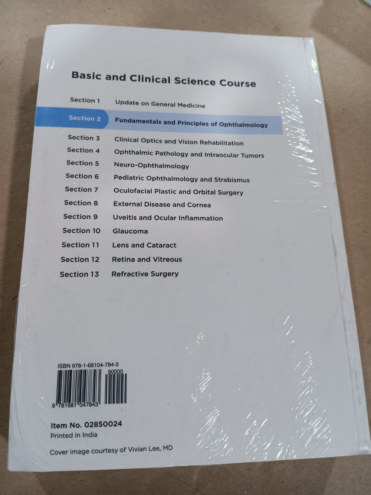 2024-2025 BCSC Section 2 – Fundamentals and Principles of Ophthalmology