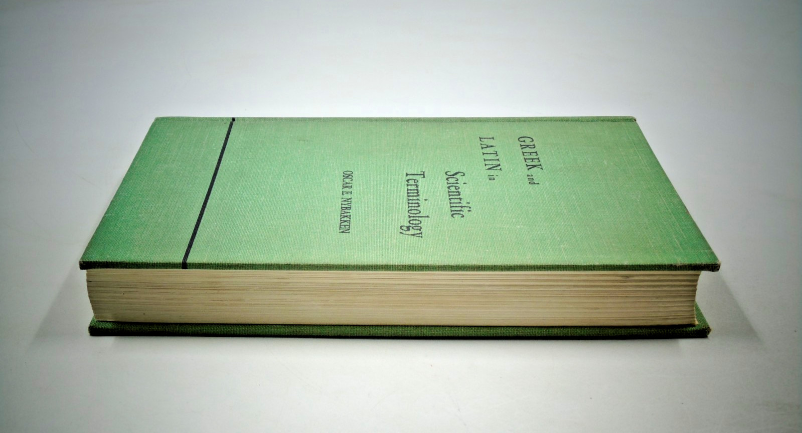 GREEK AND LATIN IN SCIENTIFIC TERMINOLOGY By Oscar E. Nybakken – Hardcover