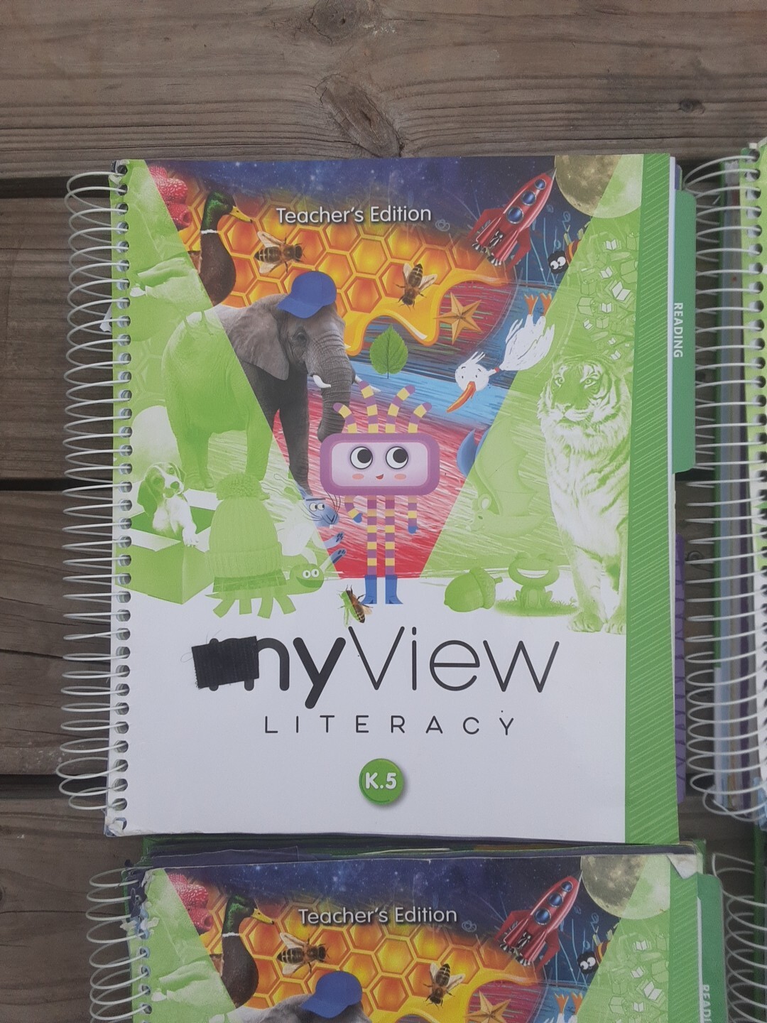 SAVVAS My View Literacy Gr K-Set of 5 Teacher’s Ed K.1,K.2,K.3, K.4, K.5 & more.