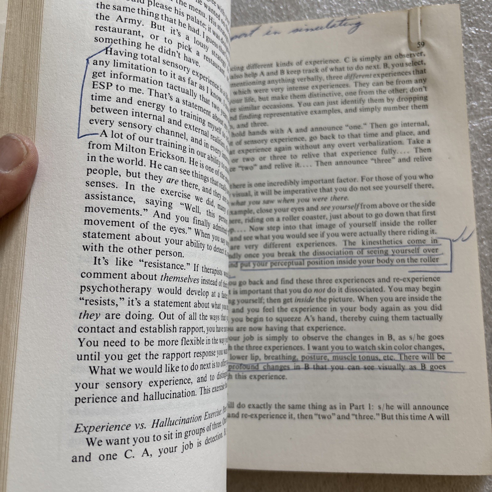 Frogs into Princes: Neuro Linguistic Programming (lots of underlining)