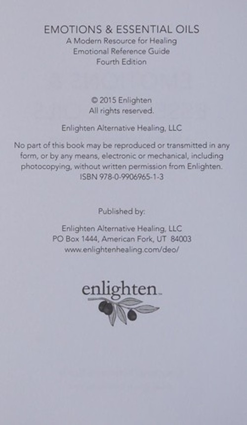 Emotions and Essential Oils : A Modern Resource for Healing