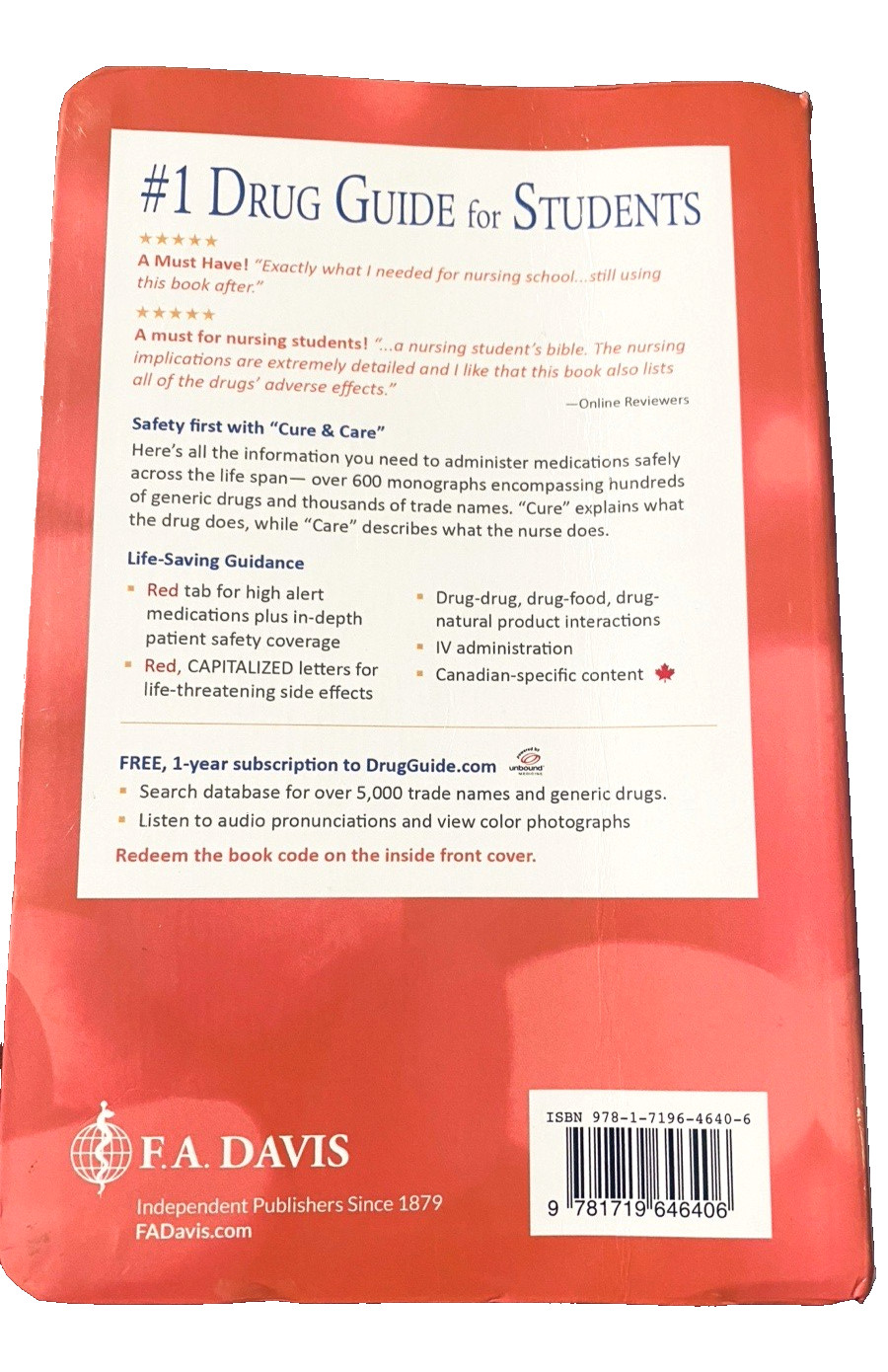 Davis’s Drug Guide for Nurses – 18th Edition