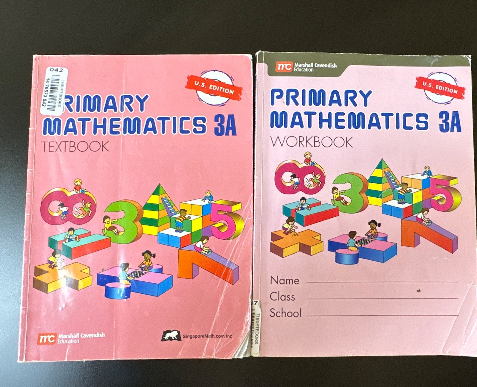 Singapore Primary Mathematics 3A Textbook & Workbook U.S. Edition